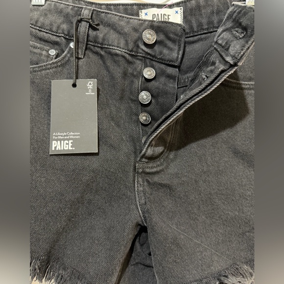Paige Black Women's Noelle Shorts Size 25 NWT - Picture 5 of 5